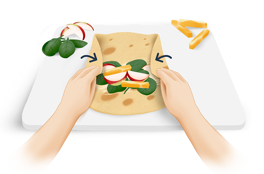 Rouler une tortilla Cuisinons en Famille